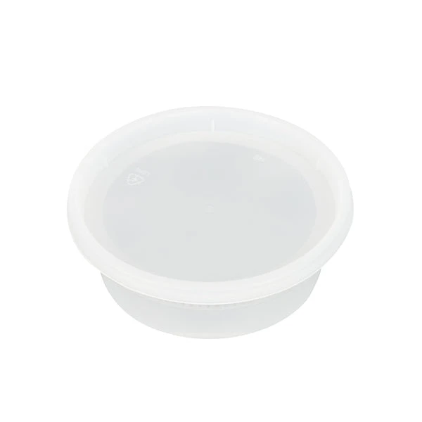 8oz PP Plastic Soup Bowl With Lid