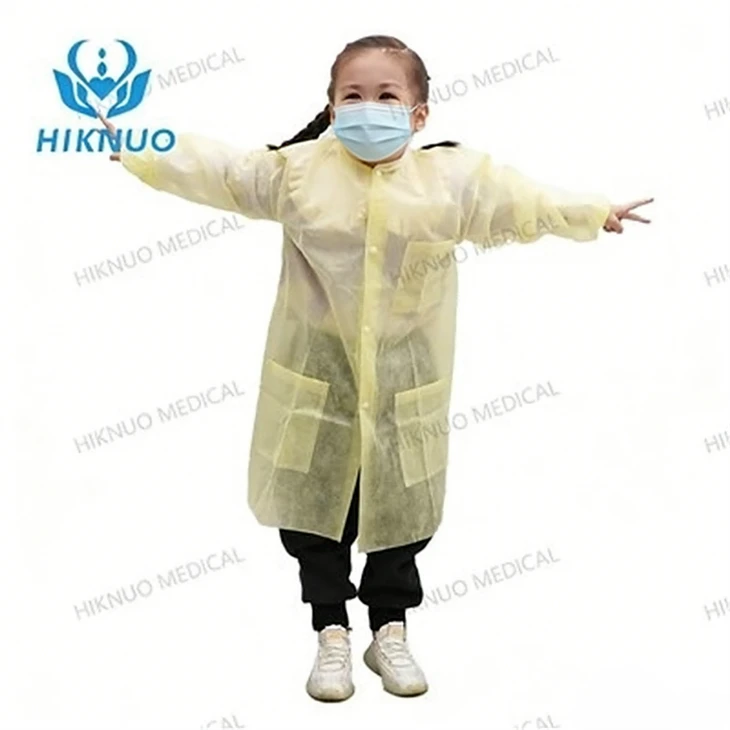 Protective Single Use Children Lab Coat factory