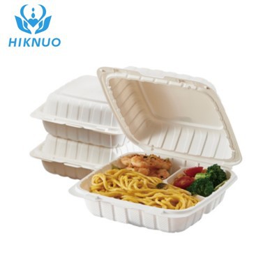 PPヒンジ付き食品容器